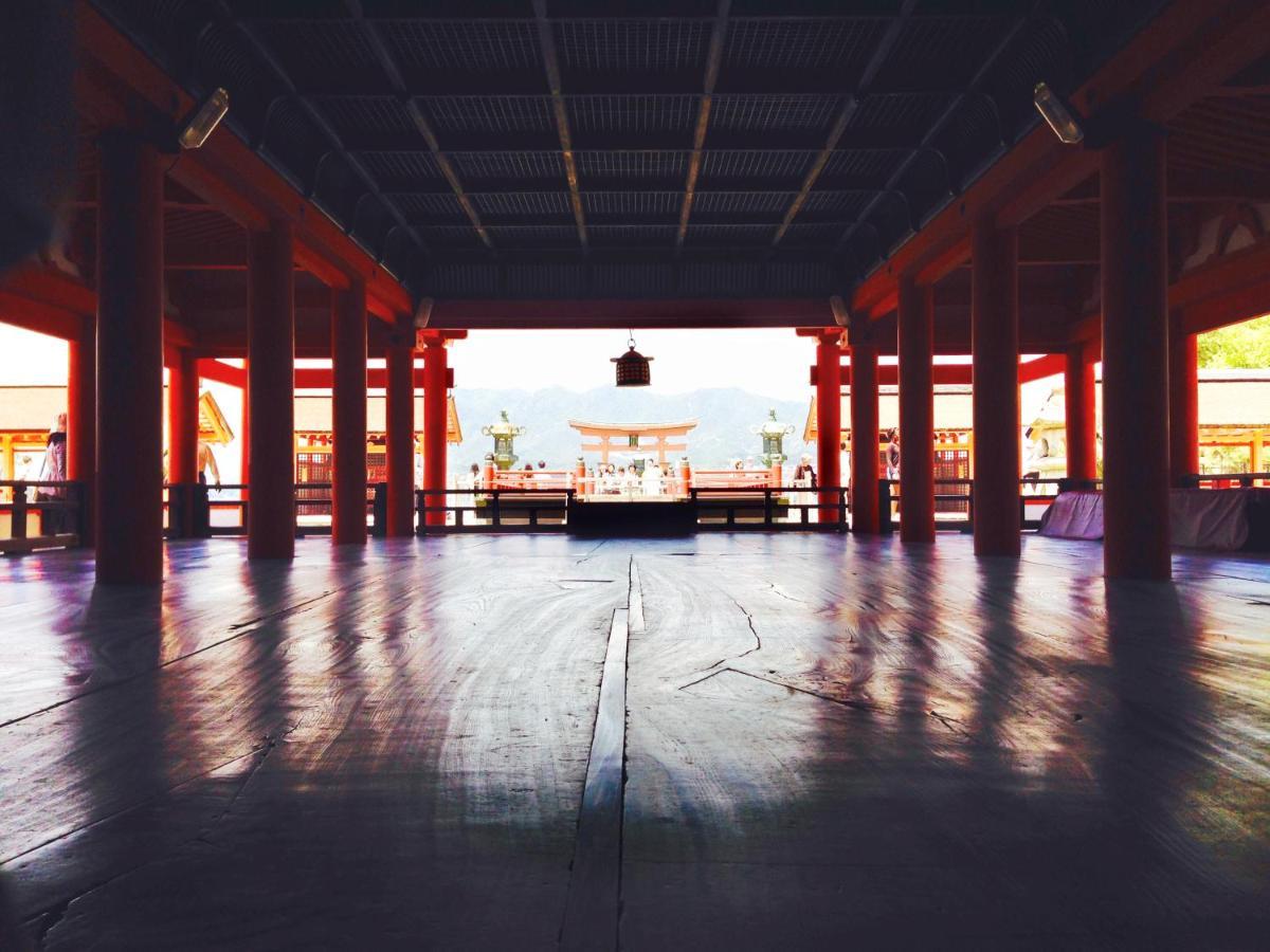 Oyado Tsukiusagi Hatsukaichi Bagian luar foto